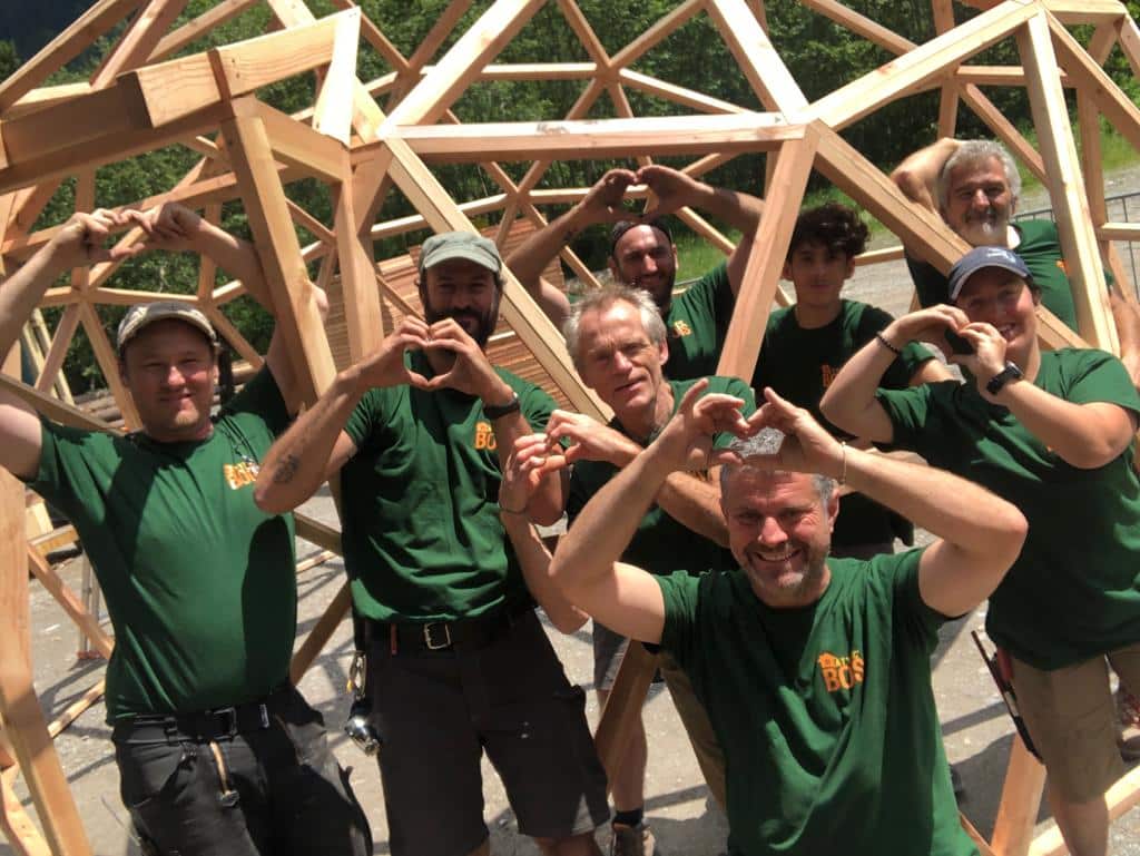 Dôme Goodkarma bardé en bois : le déroulé complet d’un projet !
